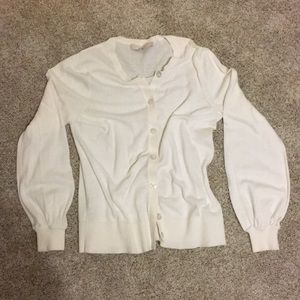 Balloon sleeve cardigan